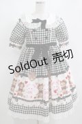 BABY,THE STARS SHINE BRIGHT / くみゃちゃんのSweet Heart Check柄ワンピース Free ブラック H-25-04-02-007-BA-OP-NS-ZH