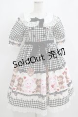 BABY,THE STARS SHINE BRIGHT / くみゃちゃんのSweet Heart Check柄ワンピース Free ブラック H-25-04-02-007-BA-OP-NS-ZH