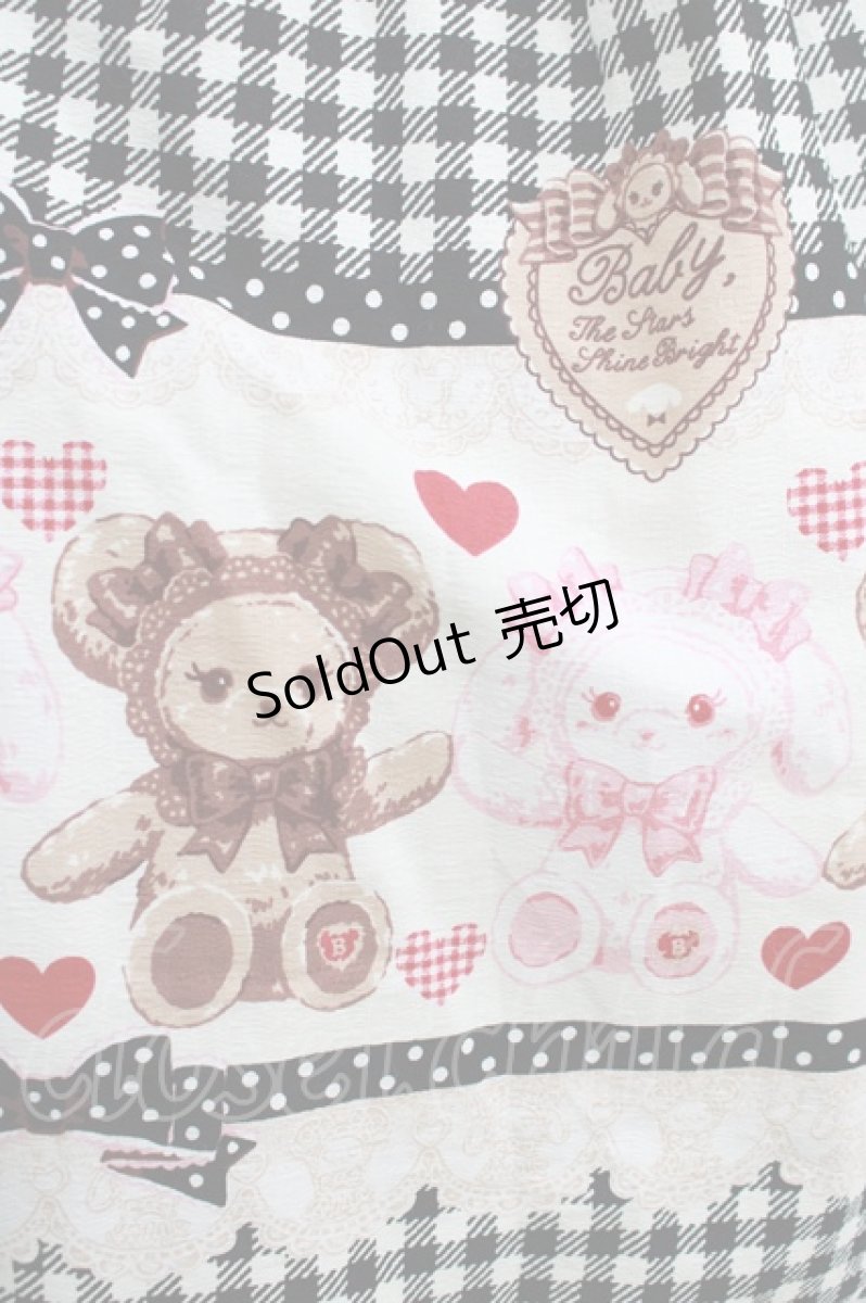 画像4: BABY,THE STARS SHINE BRIGHT / くみゃちゃんのSweet Heart Check柄ワンピース Free ブラック H-25-04-02-007-BA-OP-NS-ZH (4)