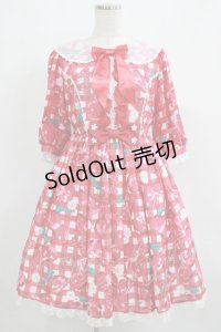Angelic Pretty / Fresh Cherryワンピース Free レッド H-25-04-02-009-AP-OP-NS-ZH