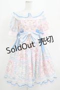 BABY,THE STARS SHINE BRIGHT / Ruban le Lien a la mode柄ワンピース Free ピンク×サックス H-25-04-02-012-BA-OP-NS-ZH
