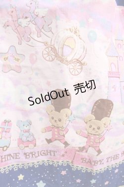 画像4: BABY,THE STARS SHINE BRIGHT / Toy's Fluffy Dream柄ジャンパースカートI Free ネイビー H-25-04-02-014-BA-OP-NS-ZH