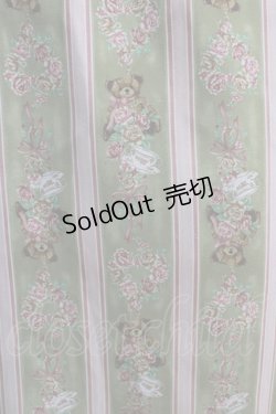 画像4: axes femme kawaii / RosyBear柄ワンピース M グリーン H-25-04-02-015-AX-OP-NS-ZH