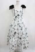 axes femme / トゥシューズ柄リボン付ワンピース Free オフ H-25-04-02-016-AX-OP-NS-ZH
