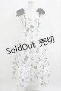 axes femme / トゥシューズ柄リボン付ワンピース Free オフ H-25-04-02-016-AX-OP-NS-ZH