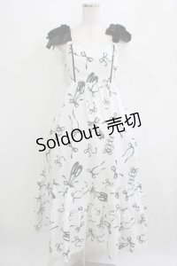 axes femme / トゥシューズ柄リボン付ワンピース Free オフ H-25-04-02-016-AX-OP-NS-ZH
