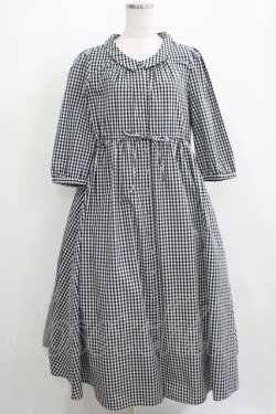 画像1: Franche Lippee / ボリュームシャツワンピース M ブラック H-25-04-02-018-LO-OP-NS-ZH