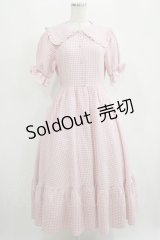 m petit by misako / AM*ギンガムCHKワンピース M ピンク H-25-04-02-022-LO-OP-NS-ZH