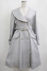 Amavel / Romantiqueフリルトレンチコート（ミドル丈） Free サックス H-25-04-02-023-CA-CO-NS-ZH