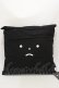 画像1: MORPH8NE / SLEEPY PILLOWクッション  ブラック H-25-04-03-005-PU-ZA-KB-ZH (1)