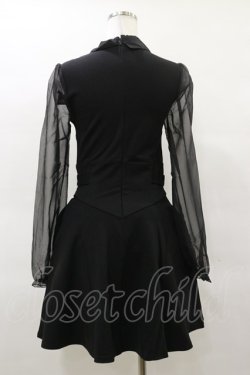 画像2: KILL STAR / SOMBER SHADOW DRESS S ブラック H-25-04-03-044-SL-OP-KB-ZH