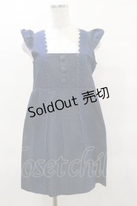 RNA / デニムジャンパースカート M ブルー H-25-04-03-046-PU-OP-NS-ZH