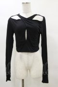 KILL STAR / ASTERACIE CROP TOP S ブラック H-25-04-03-007-SL-TO-KB-ZH
