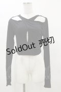 KILL STAR / ASTERACIE CROP TOP S ブラック H-25-04-03-007-SL-TO-KB-OS