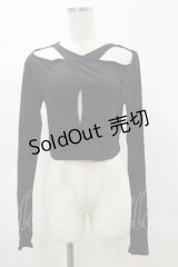 KILL STAR / ASTERACIE CROP TOP S ブラック H-25-04-03-007-SL-TO-KB-OS