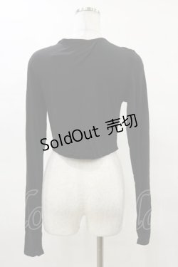 画像2: KILL STAR / ASTERACIE CROP TOP S ブラック H-25-04-03-007-SL-TO-KB-OS