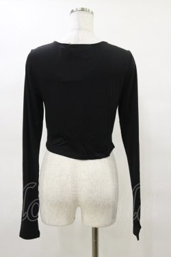 画像2: KILL STAR / ASTERACIE CROP TOP S ブラック H-25-04-03-008-SL-TO-KB-ZH