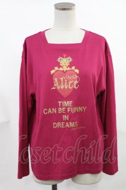 画像1: Jane Marple / ALICEロングスリーブカットソー  ローズ H-25-04-03-1030-JM-TO-KB-ZH