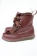 画像2: Dr.Martens （Getta Grip） / 8ホールブーツ 表記消え/約24.5〜25cm チェリーレッド×ホワイトステッチ H-25-04-03-1040-PU-SH-KB-ZH (2)