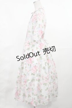 画像2: Jane Marple Dans Le Salon / La vie en roseシャツドレス M オフホワイト H-25-04-03-1010-JM-OP-KB-ZH