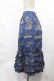 画像2: Jane Marple Dans Le Salon / Playful garden frill hem skirt  steel blue H-25-04-03-1016-JM-SK-KB-ZH (2)