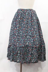 Jane Marple / Wild cherryスカラップスカート M ネイビー H-25-04-03-1017-JM-SK-KB-ZH