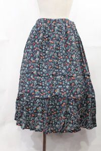Jane Marple / Wild cherryスカラップスカート M ネイビー H-25-04-03-1017-JM-SK-KB-ZH