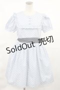 MILK / バブルDot dress  サックスドット H-25-04-03-1022-ML-OP-KB-ZH