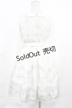 画像3: Grimoire / White Asrtoronomy Map Dress Free オフ H-25-04-03-1023-GO-OP-NS-ZH
