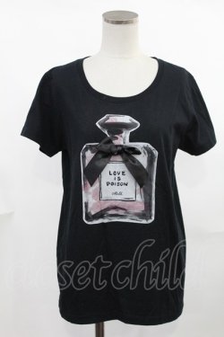 画像1: MILK / perfume Tee  黒 H-25-04-03-1029-ML-TO-KB-ZH