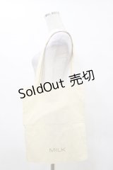 MILK / トートBAG  アイボリー H-25-04-03-002-ML-BG-KB-ZH