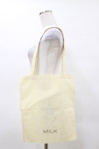 MILK / トートBAG  アイボリー H-25-04-03-002-ML-BG-KB-ZH