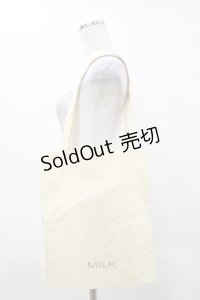 MILK / トートBAG  アイボリー H-25-04-03-002-ML-BG-KB-ZH