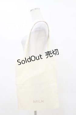 画像1: MILK / トートBAG  アイボリー H-25-04-03-002-ML-BG-KB-ZH