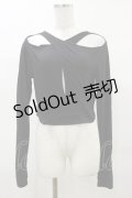 KILL STAR / ASTERACIE CROP TOP M ブラック H-25-04-03-009-SL-TO-KB-OS