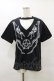 画像1: Restyle / Black pagan tshirt with choker Antlers Top M ブラック H-25-04-03-012-GO-TO-KB-ZH (1)