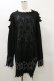 画像1: KILL STAR / APPARITIONS KNIT SWEATER L ブラック H-25-04-03-014-SL-TO-KB-ZH (1)