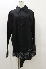 KILL STAR /OOD KIN LONGLINE SHIRT XS ブラック H-25-04-03-015-SL-BL-KB-ZH