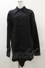 KILL STAR /OOD KIN LONGLINE SHIRT XS ブラック H-25-04-03-016-SL-BL-KB-ZH
