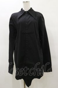 KILL STAR /OOD KIN LONGLINE SHIRT XS ブラック H-25-04-03-016-SL-BL-KB-ZH