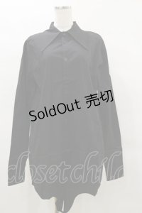 KILL STAR /OOD KIN LONGLINE SHIRT XS ブラック H-25-04-03-017-SL-BL-KB-ZI