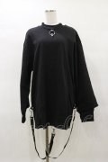 KILL STAR / FLAYER SWEAT SHIRT S ブラック H-25-04-03-018-SL-TO-KB-ZH