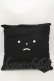 画像1: MORPH8NE / SLEEPY PILLOWクッション  ブラック H-25-04-03-003-PU-ZA-KB-ZH (1)