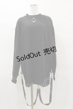 画像1: KILL STAR / FLAYER SWEAT SHIRT S ブラック H-25-04-03-019-SL-TO-KB-OS