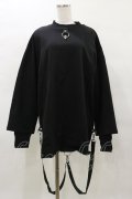 KILL STAR / FLAYER SWEAT SHIRT S ブラック H-25-04-03-021-SL-TO-KB-ZH