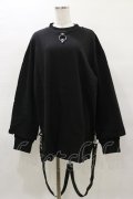 KILL STAR / FLAYER SWEAT SHIRT S ブラック H-25-04-03-023-SL-TO-KB-ZH