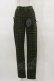 画像1: KILL STAR / DARK CANOPY TROUSERS XS グリーン H-25-04-03-029-SL-PA-KB-ZH (1)