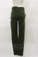 画像2: KILL STAR / DARK CANOPY TROUSERS XS グリーン H-25-04-03-029-SL-PA-KB-ZH (2)