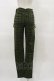 画像2: KILL STAR / DARK CANOPY TROUSERS XS グリーン H-25-04-03-030-SL-PA-KB-ZH (2)