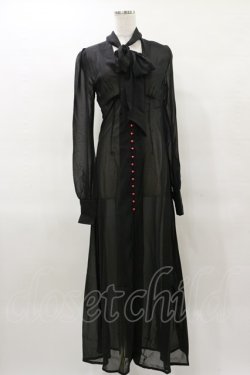 画像1: KILL STAR / CECILE MAXI DRESS XS ブラック H-25-04-03-037-SL-OP-KB-ZH